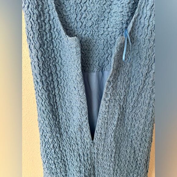 Dee Elly Twist Strap Maxi Dress Blue Sz M - Picture 7 of 12